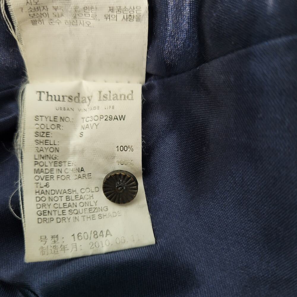Thursday Island Urban Vintage Life Boho Shift Lined Dress Size S 12222-0492 - Picture 7 of 10